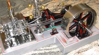 Running Model Corliss Steam Engine [upl. by Lledniuq]