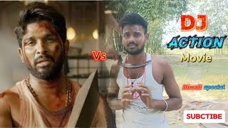 DJ movie action scene  Best Spoof  Allu Arjun film  3 IDIOT sence  new movies Dj Movie [upl. by Akinirt]