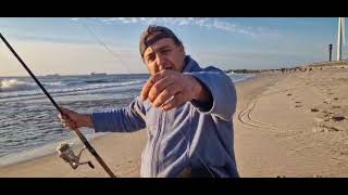 Maasvlakte Mackerel  Makreel  Uskumru  Seabass Part1 Selfmade lure Tackle [upl. by Airdnaz]