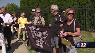 Wake Forest baseball departs for Omaha looking to make more history [upl. by Ateekahs]