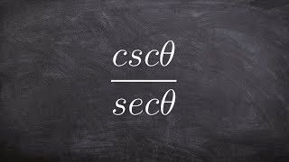 PreCalculus  Simplify expressions using fundamental identities cscθsecθ [upl. by Reggie475]