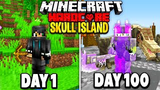 I Survived 100 Days on Skull Island in Minecraft Heres What Happened [upl. by Nahc]