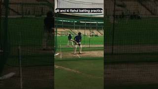 Gill and kl rahul batting practice in net [upl. by Giovanni]