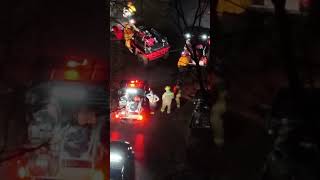 Cutting a line in North Catty at a Brush Fire dronevideo wildfire forestfire [upl. by Dietrich]