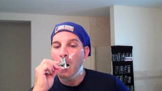 Dreadnought Spartan Safety Razor Shave and Review [upl. by Allecnirp]