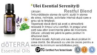 Ulei Esential Serenity doTerra Essential Oil [upl. by Ynad]