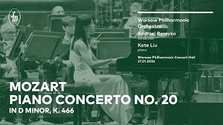 Mozart – Piano Concerto in D minor K 466 Warsaw Philharmonic Orchestra Andrzej Boreyko Kate Liu [upl. by Larkin]