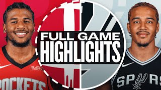 ROCKETS at SPURS  FULL GAME HIGHLIGHTS  October 28 2024 [upl. by Nisse407]