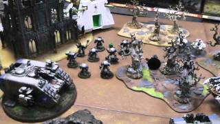 Battlereport Necrons vs Space Marines 2000 points [upl. by Alana]