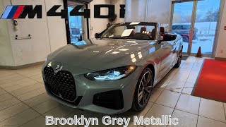 NEW ARRIVAL 2023 BMW M440i xDrive Cabriolet Brooklyn Grey Metallic on Tacora Red [upl. by Zurciram]