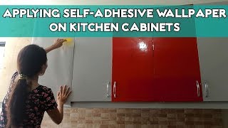 How to install self adhesive wallpaper tutorial by wallstickery [upl. by Natika]