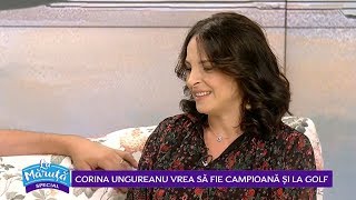 Corina Ungureanu vrea sa fie campioana si la golf [upl. by Nerdna]