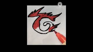 Free fire logo drawing viralshortscreativedrawinhsatisfyingviralshortsfreefire [upl. by Song]