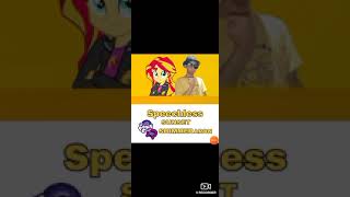 SUNSET SHIMME ARON TRIBUTE Speechless My little Pony Equestria Girls Aladdin HD [upl. by Dibb252]