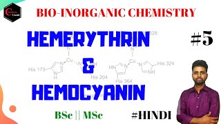 Hemerythrin  Hemocyanin  BIOINORGANIC CHEMISTRY  TEJAS PATA SIR [upl. by Allebram714]