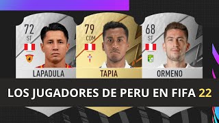 LA MEDIA DE LOS JUGADORES DE PERU EN FIFA 22 [upl. by Nyrek77]