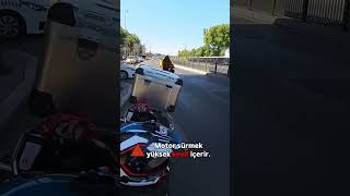 Motorların üstüne yazmak lazım “ DİKKAT motor sürmek yüksek KEYİF içerir bmwadvriders r1250gs [upl. by Daniela]