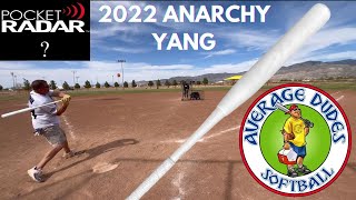 2022 Anarchy Yang Slowpitch Softball Bat Review  Average Dudes Softball [upl. by Shepperd]