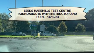 Roundabouts on your test in leeds harehills drivingtestroutes ukdrivingtest [upl. by Alrad]