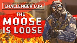 The Moose Is Loose  Deagle 1v5 Ace ECS Challenger Cup NA [upl. by Nede846]