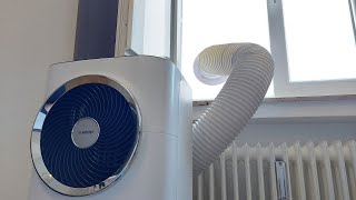 Klimaanlage Fensterdurchführung ❄ PERFEKTE Fensterabdichtung für jedes Klimagerät mit Abluftschlauch [upl. by Suiravad55]