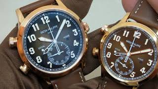 【神鵰俠侣】PATEK PHILIPPE 百達翡麗 5524R001 amp 7234R001 Pilot Travel Time 兩地時間飛行錶 [upl. by Aneda]