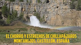 El Chorro y Estrechos de Chillapájaros Montanejos Castellón España [upl. by Annawak164]