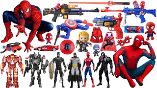 Marvel Popular Toy Collection  Spider Man Action Doll  Marvel Toy Gun Collection unboxing [upl. by Laurin]