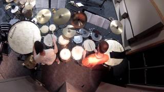 Cohesion by Matt Moore Notre Dame Percussion Ensemble [upl. by Stoll]