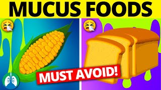 Top 10 Foods that Cause Mucus Avoid with Asthma and COPD [upl. by Jacobsohn]