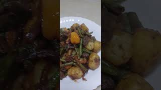 Easy Dinner Ideas  Potato Meat and Vegetable Stir Fry [upl. by Malina]