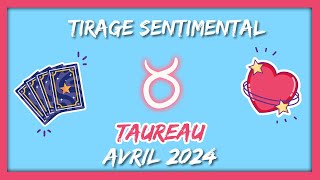 ❤️ TAUREAU  AVRIL 2024  😍💋 Votre charme agit Satisfaction amoureuse💘✨ [upl. by Ysset]