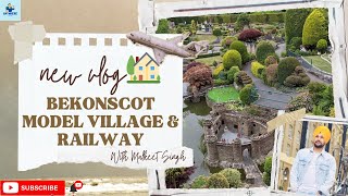 Exploring the MINIATURE model village of Bekonscot in the UK EP15 [upl. by Ahsinnod]