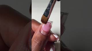 Detailed Polygel Tutorial 🥰 nailtutorial polygel polygelnails nailtech nails nailsathome [upl. by Lemay]