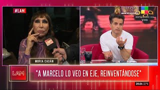 💥 Moria Casán analiza el enojo de Marcelo Tinelli en vivo [upl. by Hanaj]