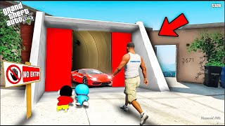 GTA 5  Shinchan Opened The Most Secret And Hidden Tunnel🕳️ Near Franklins House [upl. by Itch353]