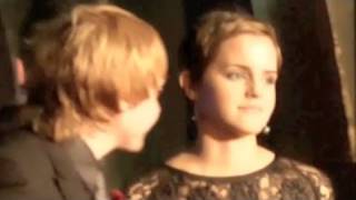 Harry Potter and the Deathly Hallows premiere with Emma Watson Rupert Grint and Daniel Radcliffe [upl. by Ahsienar748]