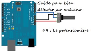 9 guide pour bien démarrer sur arduino Gérer léclairage dune led avec un potentiomètre [upl. by Lepp]