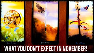 WHAT YOU DONT EXPECT IN NOVEMBER🍀⭐️🍀 Pick a cardastrological sign Tarot reading [upl. by Navoj151]