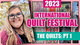 2023 QuiltFest Houston Quilts on Display Part1 ✨ International Quilt Festival [upl. by Koffman925]