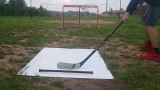 Хоккей и зимой и летом Хоккейная доска  Hockey board [upl. by Ardnauqal]