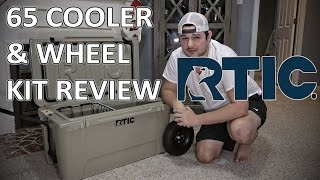 RTIC 65 COOLER amp WHEEL KIT REVIEW [upl. by Phyllida778]