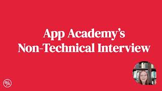 App Academys Non Technical Interview [upl. by Sunev]