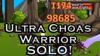 AQWorlds Ultra Chaos Warrior Solo [upl. by Anitsyrk]