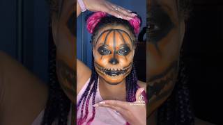 Jacko’lantern makeuptutorial inspired by danielaramirezp27 mua halloweenmakeuplook scary [upl. by Kcirrek983]