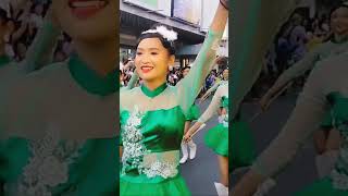 BUGLASAN 2024 OCT19 parade w mabinaylgu1945 MABINAY NATIONAL HIGHSCHOOL band  Mama Mia [upl. by Jacintha]