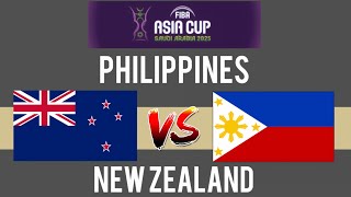 PHILIPPINES vs NEW ZEALAND  FIBA ASIA Cup 2025 Qualifiers  LIVE Score [upl. by Qifahs]