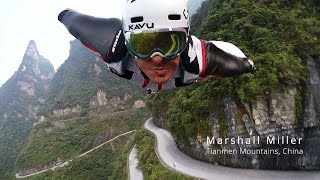 Marshall Miller  Tianmen Mountains  Wingsuit BASE Jump [upl. by Norvall]