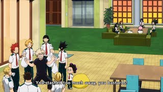 Everyone gathered their trash and told Bakugo to throw it My hero Academia season 3 part 3 [upl. by Awra]