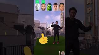 Robot VS Neymar VS Hulk VS Cancelo VS Ronaldo Strong Kick Challenge😱 [upl. by Lesoj]